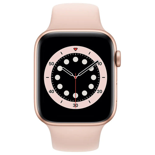 Apple-Watch-Series-6-44mm-Goud-Aluminium-Roze-Sportband-2
