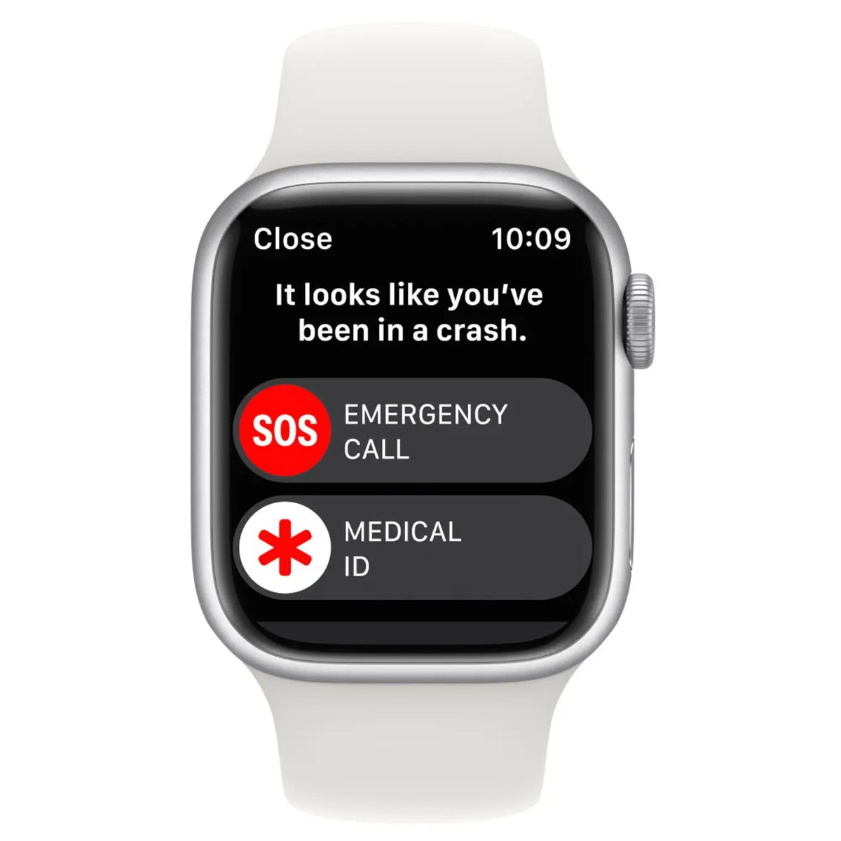 Apple-Watch-Series-8-Zilver-Aluminium-Wit-Sportband-4