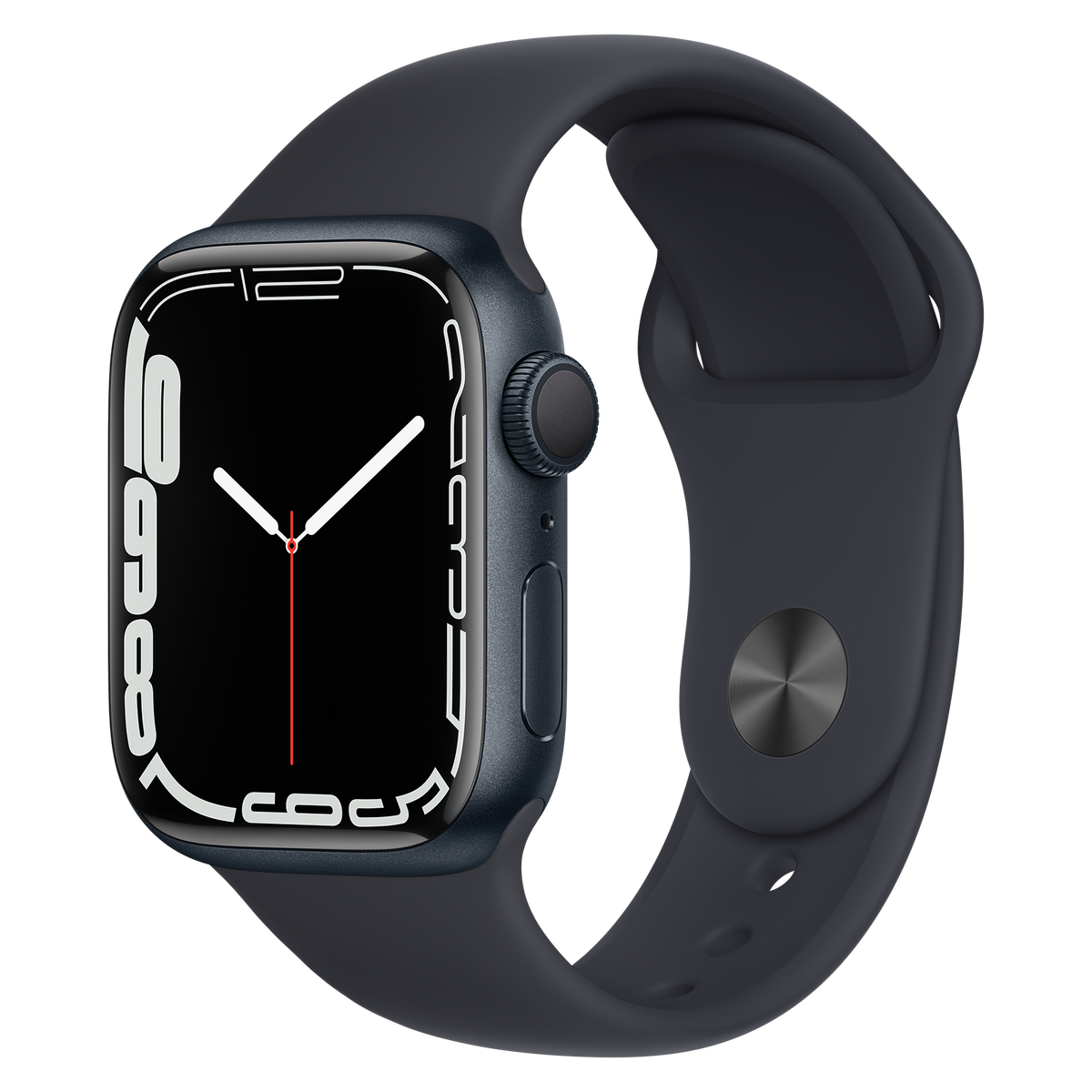 Apple-Watch-Series-7-41mm-Middernacht-Aluminium-Middernacht-Sportband