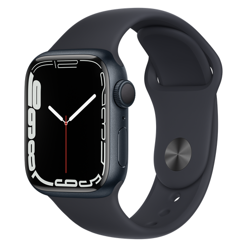 Apple-Watch-Series-7-41mm-Middernacht-Aluminium-Middernacht-Sportband