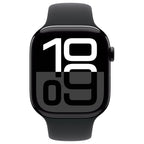 Apple Watch Series 10 46mm - Zwart Aluminium Zwart Sportband
