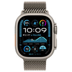 Apple Watch Ultra 2 49mm - Milanees band Naturel