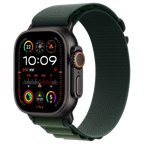 Apple Watch Ultra 2 Zwart 49mm - Alpine band Groen