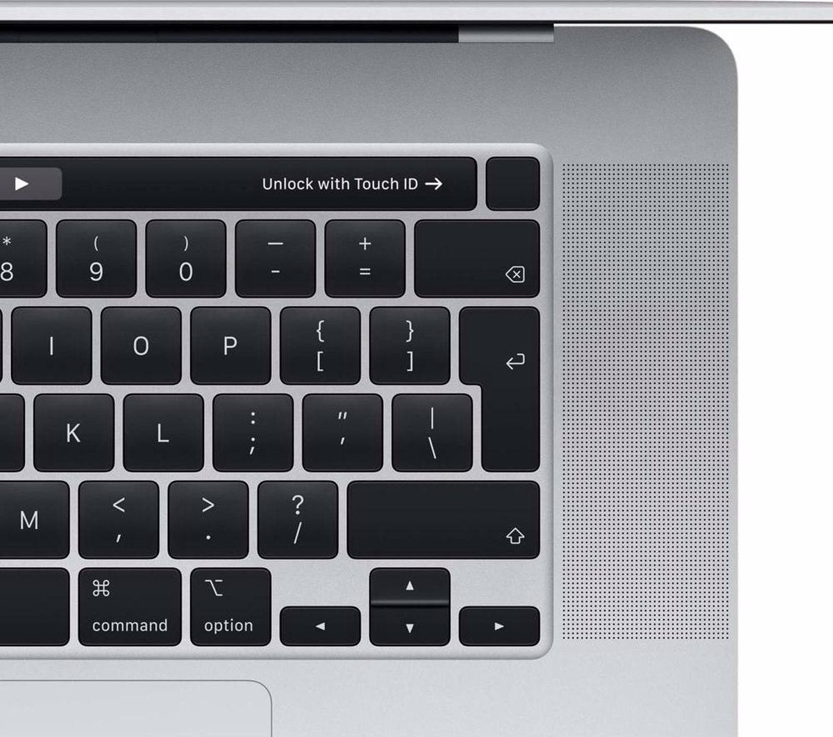 MacBook Pro 16 inch Touchbar i7 2.6 512 GB Zilver