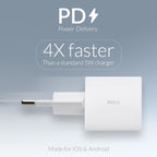Odnowiony USB-C 20W charger z PD & MFi Lightning Cable 1.2m - zdjęcie 10