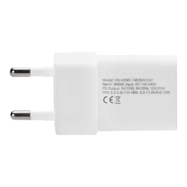 USB-C 20W charger met PD & MFi Lightning Cable 1.2m