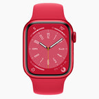 Refurbished Apple Watch Series 8 GPS 45 mm Aluminium rood - voorkant