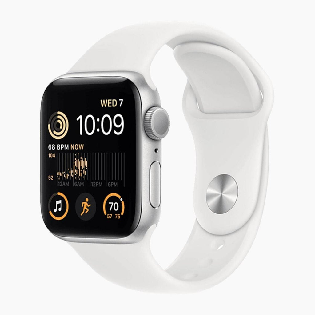 Refurbished Apple Watch bandje 44 mm / 45mm Sport wit - zijkant