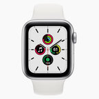 Refurbished Apple Watch SE 2020 GPS 40 mm zilver - voorkant
