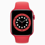 Refurbished Apple Watch Series 6 44mm rood - voorkant