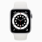Refurbished Apple Watch Series 6 40 mm zilver - voorkant