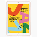 Refurbished iPad 2019 32 GB 4G goud - voorkant