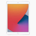 Refurbished iPad 2020 128 GB 4G zilver - voorkant