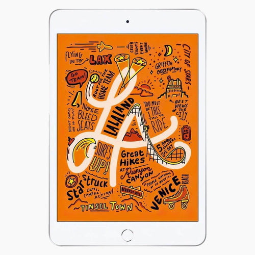 Refurbished iPad Mini 5 256 GB silver - front