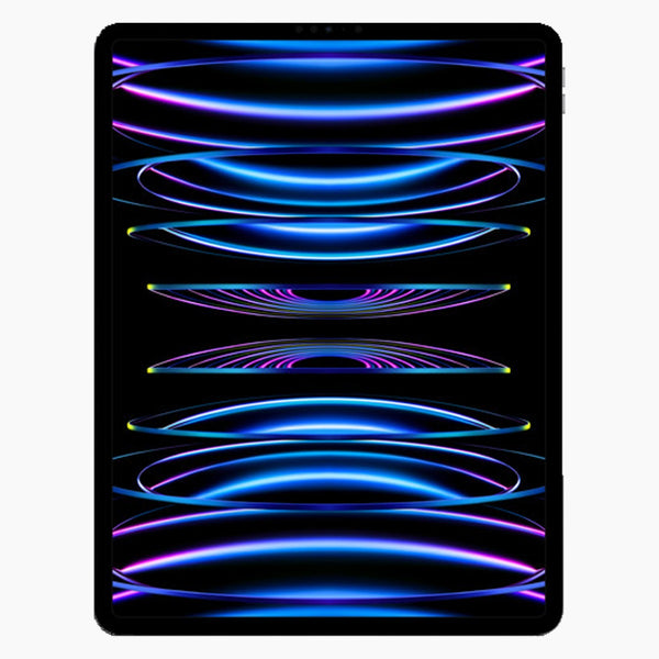 Refurbished iPad Pro 12.9 128 GB 5G (2022) space grey - voorkant