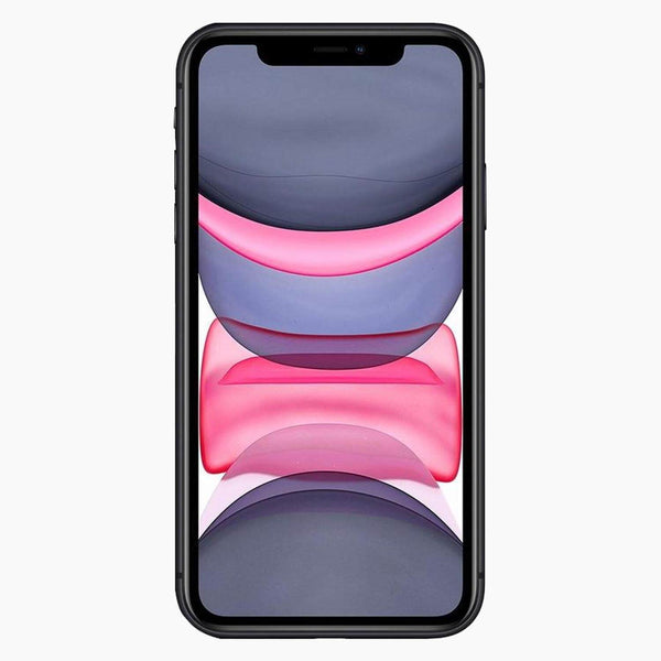 Refurbished iPhone 11 64 GB zwart - voorkant