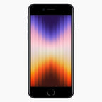 Refurbished iPhone SE 2022 256 GB zwart - voorkant