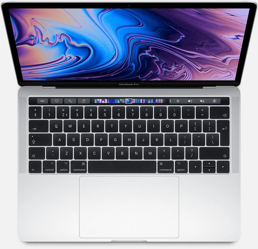 Refurbished MacBook Pro Touchbar 13" i5 2.3 8GB Zilver 2018 - test-product-media-liquid1