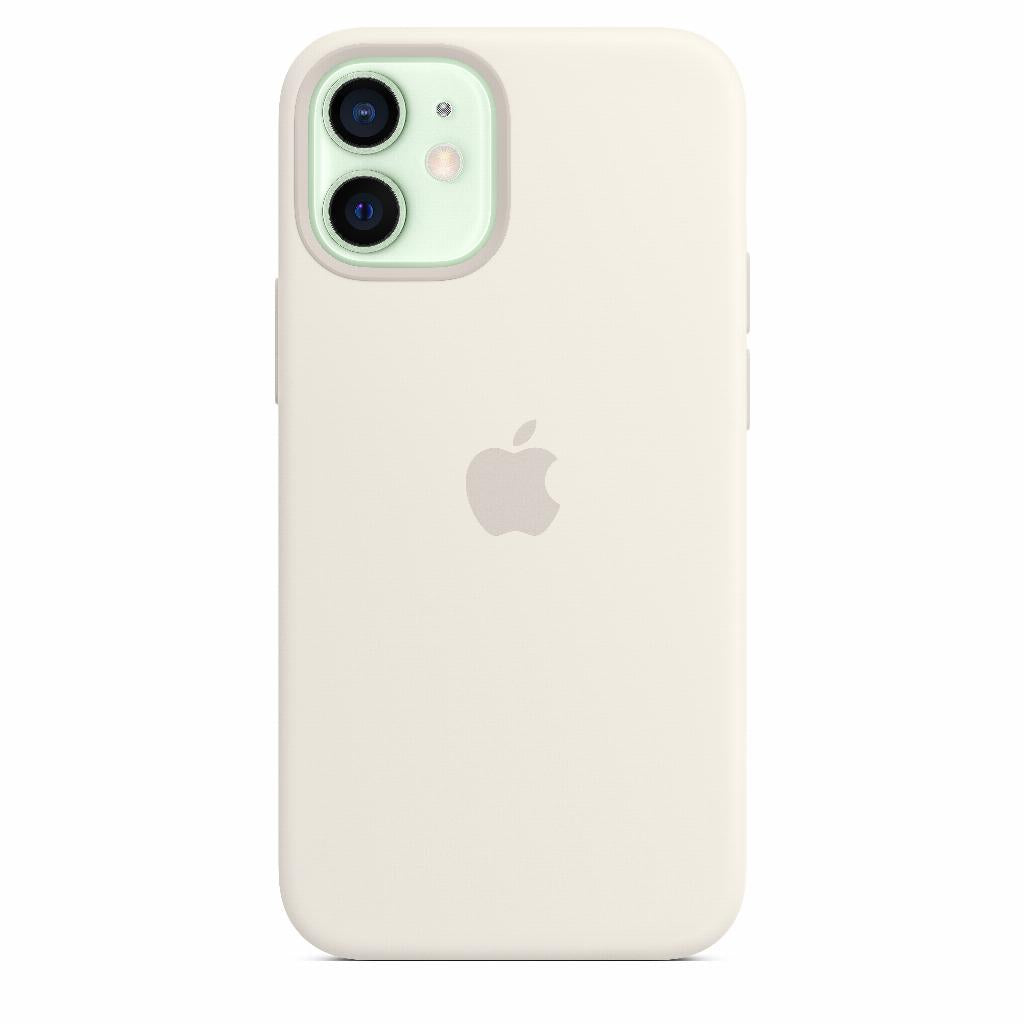 Refurbished Siliconenhoesje voor iPhone 12 mini Wit - test-product-media-liquid1