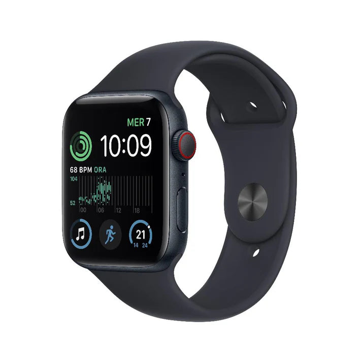Apple Watch SE 2020 40 MM Aluminium Zwart 4G met Zwart sportbandje